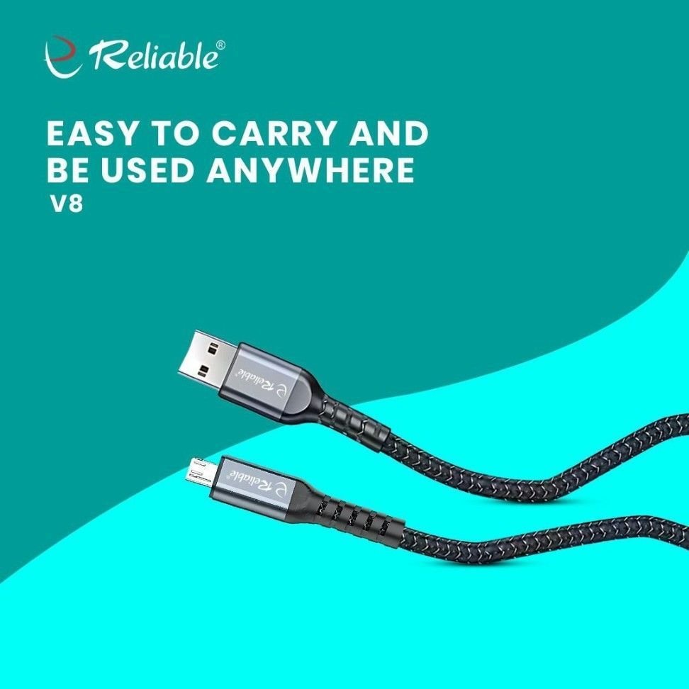 RBL E 188 V8 (BRAIDED METAL Data Cable) (WITH GUARNTEE - Image 2
