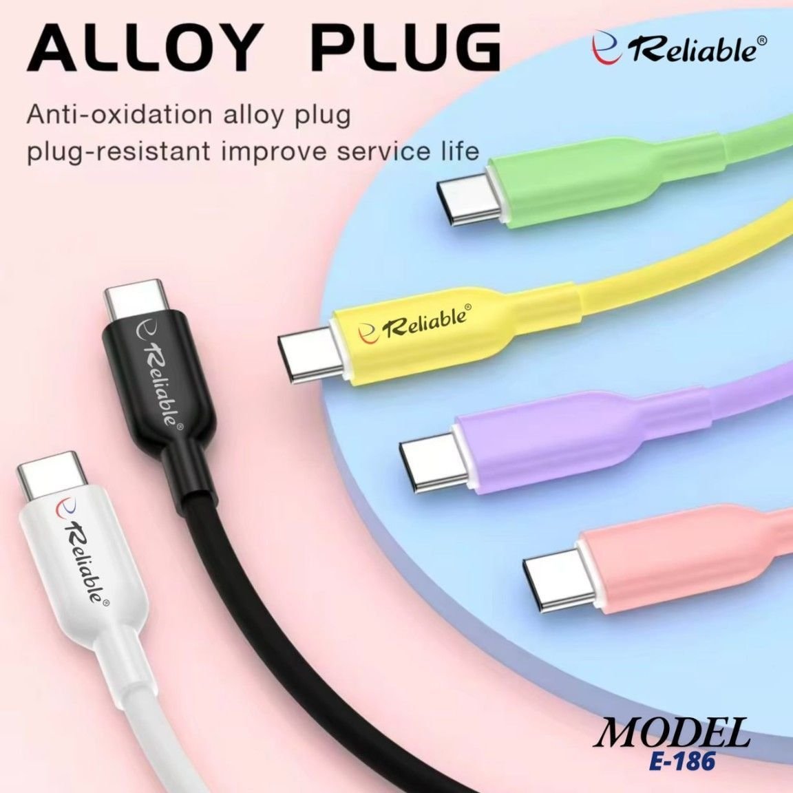 120w Glory Soft, Durable & Super Fast Charging Data Cable Type-C E-187 - Image 4
