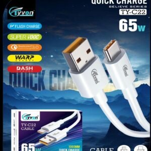 65w Quick Charge Believe Series 4mm 3.4A. TY-C22