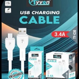 USB Fast Charging Cable 3.4A TY-C30