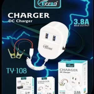 3.8A DUAL USB DC CHARGER TYPE-C