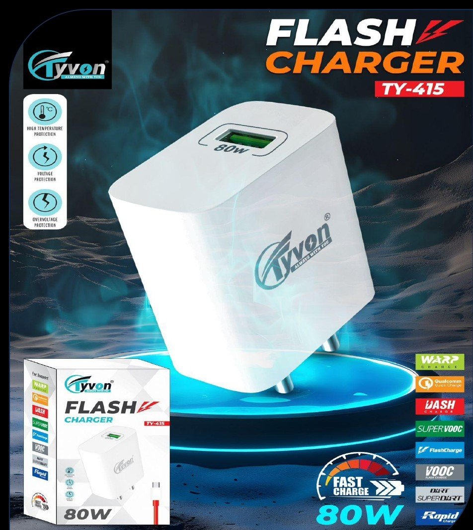 80w FLASH & FAST CHARGER TYPE-C