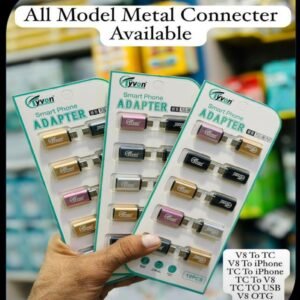 SMART PHONE ADEPTER ( V-8 to iPhone + OTG )