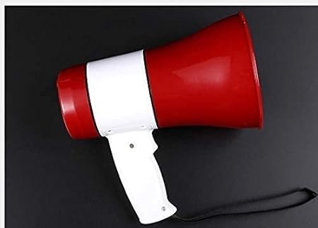 75 Watts Handheld Megaphone with Recorder USB and Memory Card Input for Announcing; Talk; Record; Play; Siren; Music with Battery and Charger (2Pc) - Image 2