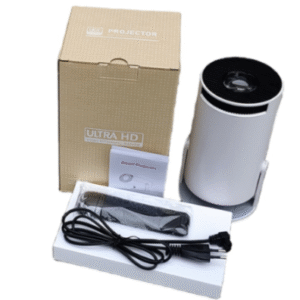 Smart Projector with Android 11 HD Projector 1080P 4K WiFi6 BT Home Theater Video Projector 180° Rotatable Stand Car Keystone Correction for Mobile Phone TV Stick