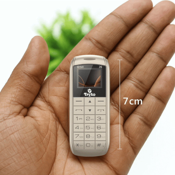 Tryto Orbit 26 Mini Bluetooth Feature Phone – Dual SIM, MP3, FM, and Compact Design - Image 2